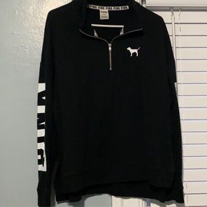 Pink pullover hoodie